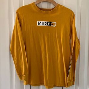Vintage 90s Nike Spellout Long Sleeve‎ Tee Shirt T-Shirt Spell Out XL